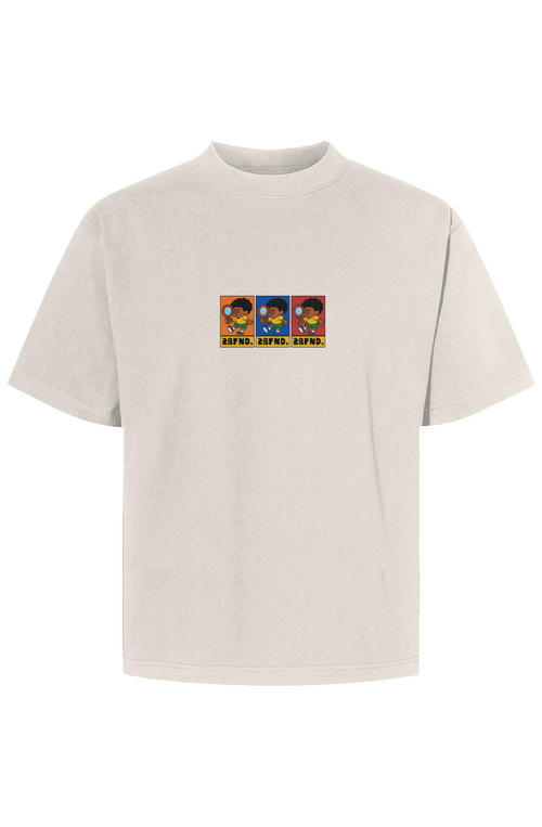 2BFND OFF WHITE LOGO TEE